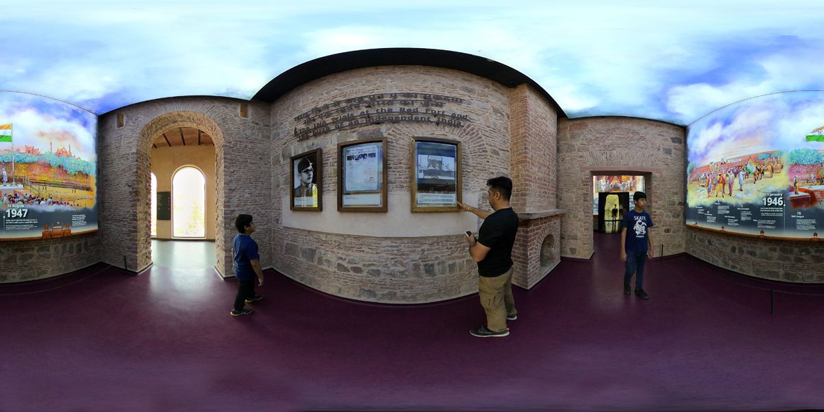 360° Virtual Tour of Afsana, The Story of Red Fort (Delhi)