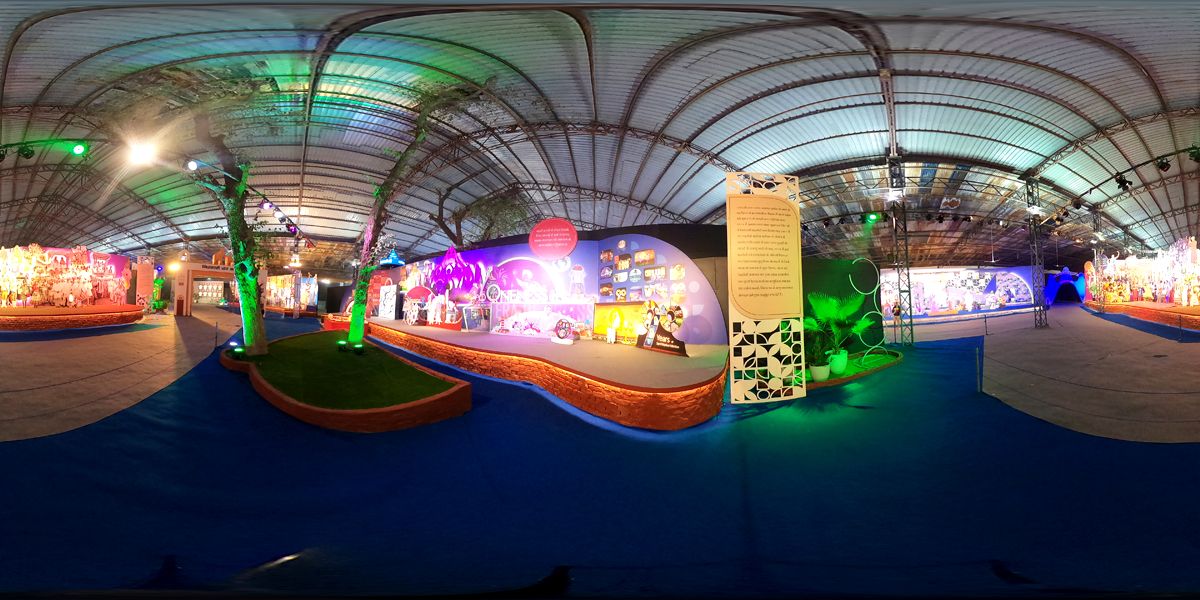 360° Virtual Tour of Nirankari Exhibition - 75th Annual Samagam (Sant Nirankari Adhyatmik Sthal, Samalkha)