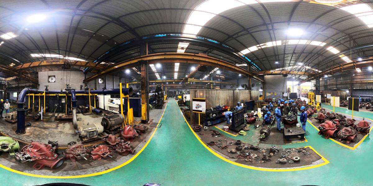 360° Virtual Tour of FLOWMORE LIMITED - Large Pumps Manufacturing Company in Ghaziabad, Uttar Pradesh, India