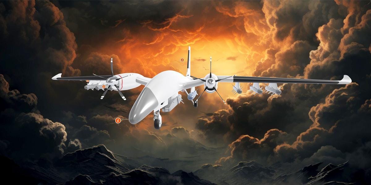 Baykar Bayraktar Akıncı 3D Drone Display Online