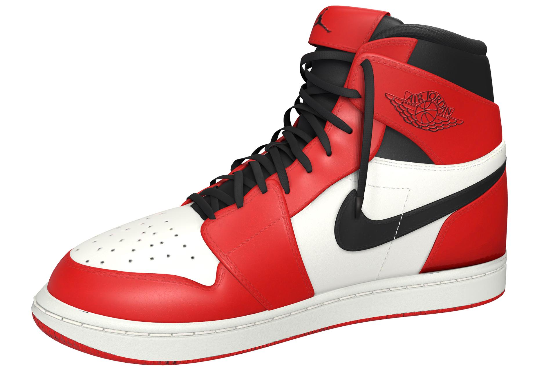 Nike Air Jordan 1 Mid Gym Red Panda (W) – 3D Shoe Display Online