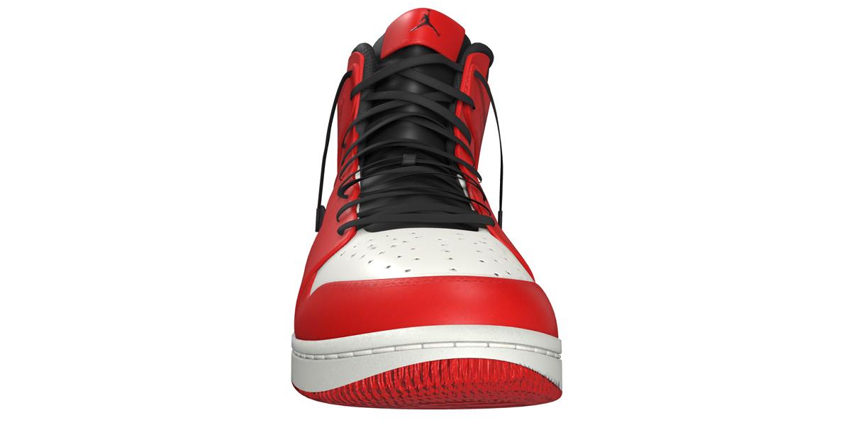 Nike Air Jordan 1 Mid Gym Red Panda (W) - 3D Shoe Display Online
