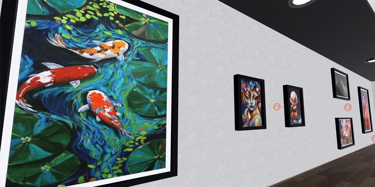 Immersive 3D Art Gallery