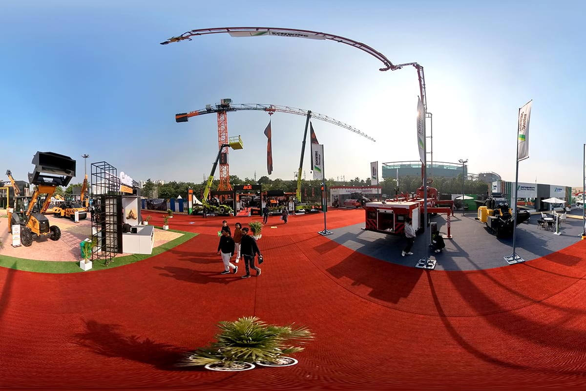 360° Virtual Tour of Bharat Construction Equipment Expo (Bharat CE Expo) 2025 (19-22 January 2025)