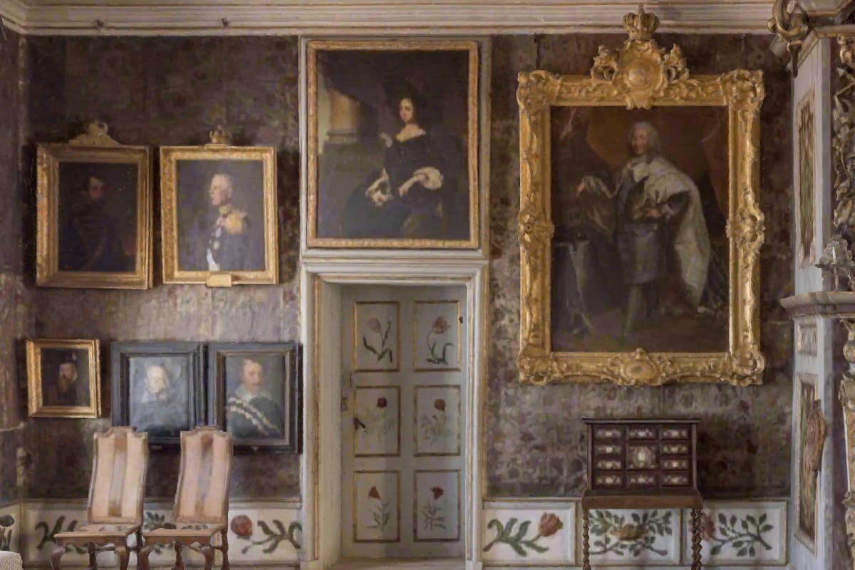 Immersive 3D Antique Art Gallery