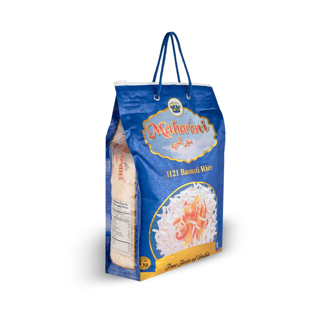 360° Product Spin Photography – 5kg Basmati Rice Bag (80 Shots)