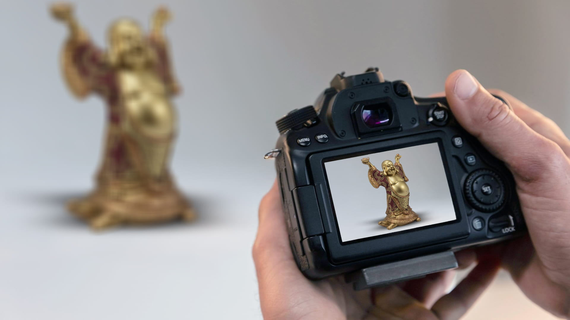 360° Product Spin Photography – Buddha Idol (72 Shots)
