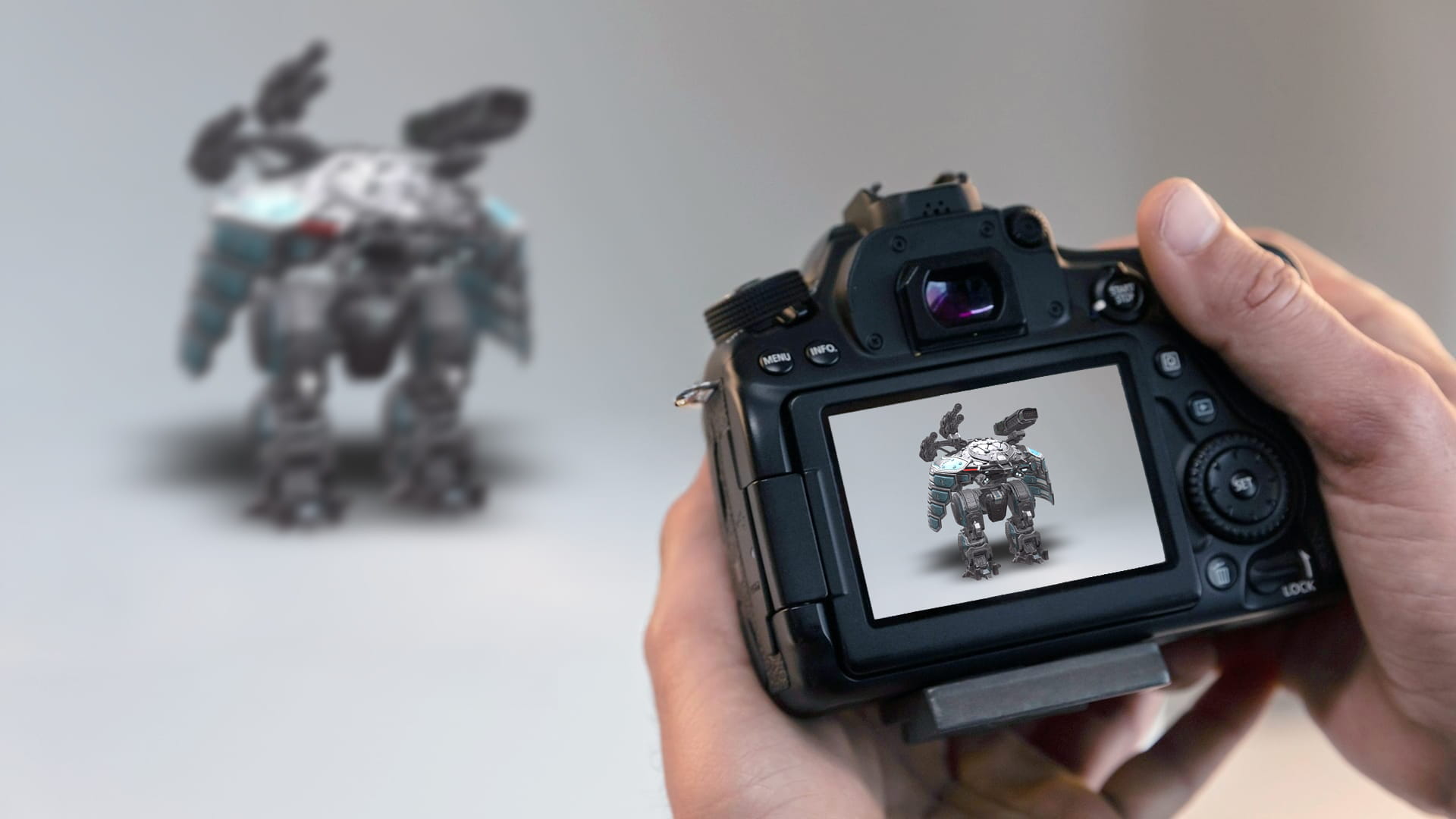 360° Product Spin Photography – Toy Robot Version 2.0 (60 Shots)