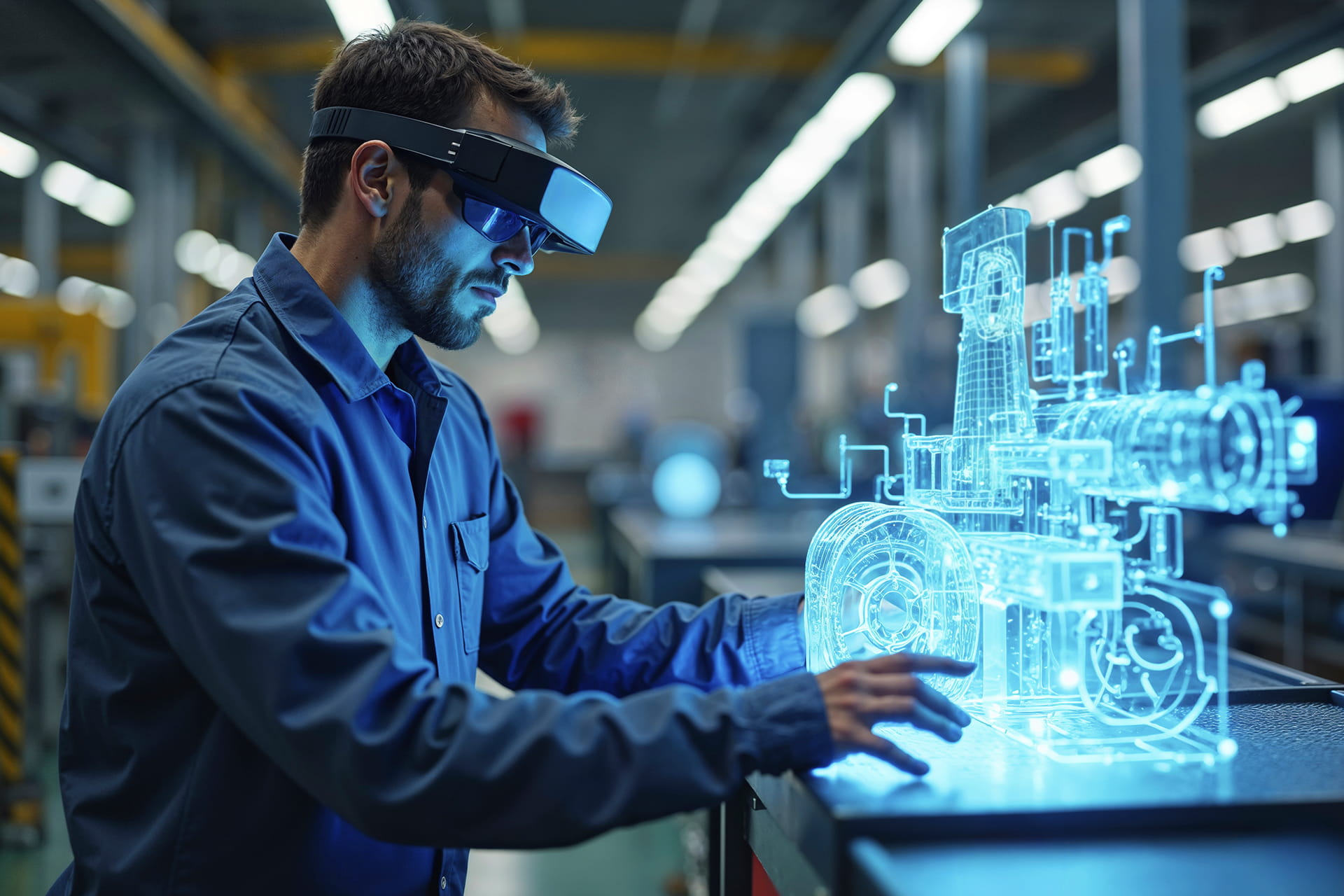 Use of AR/MR Technology in Industrial Machine Demonstrations on VR Headsets