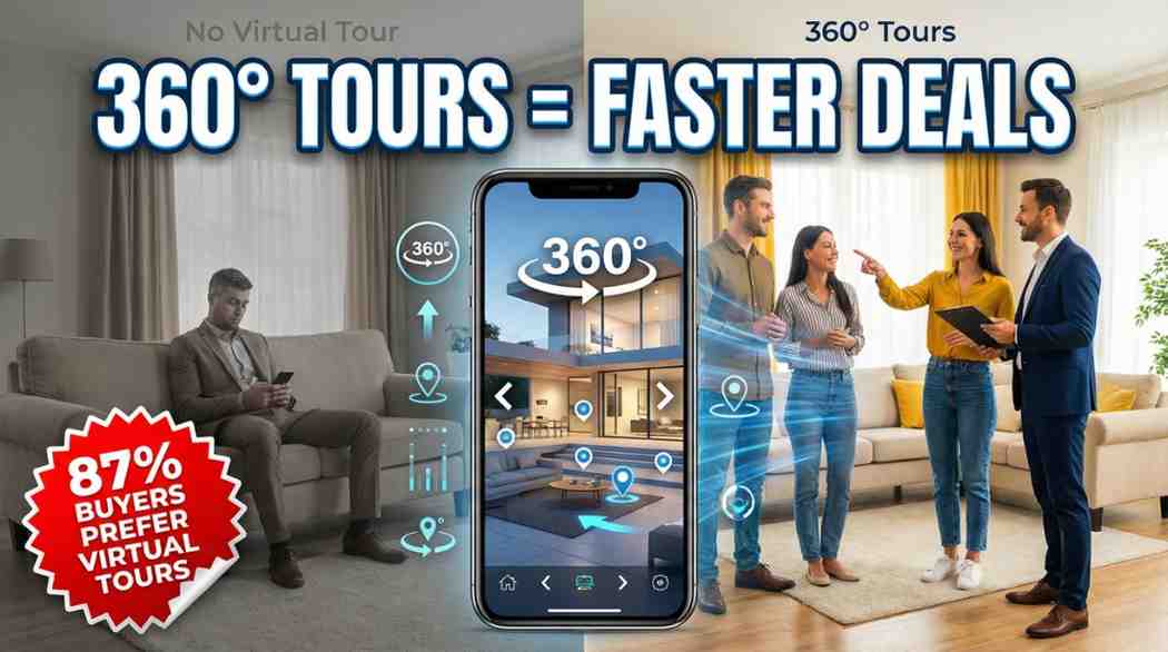 How 360° Virtual Tours Help Real Estate Agents Close More Deals Faster