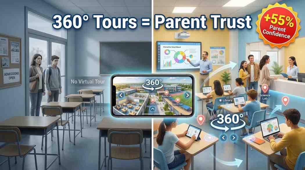 HOW 360° VIRTUAL TOURS HELP SCHOOLS AND TRAINING INSTITUTES BUILD PARENT AND STUDENT TRUST